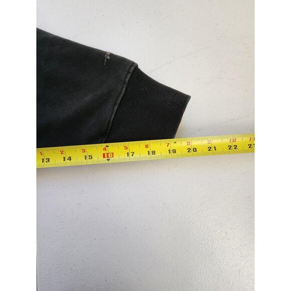 San Antonio Spurs Sweatshirt Womens XL Black NBA Basketball Cropped Crewneck - Picture 16 of 16